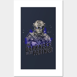 The Darkness is my Partner, Tacticool style Posters and Art